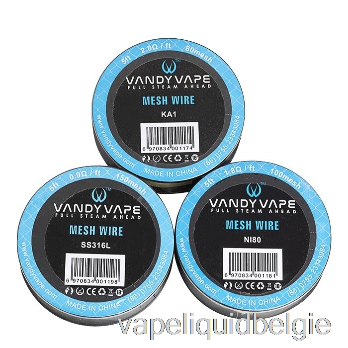 Vape Vloeistof Vandy Vape Mesh Draadspoelen - 5 Voet 1.2ohm 100mesh Ni80